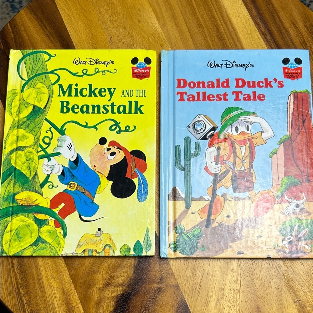 Disney Mickey and the Beanstalk‎ and Donald Duck Storybook Set
